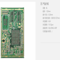 8-layer Through-hole Gold-plated PCB