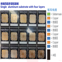 Single-sided Four-layer Aluminum-based PCB